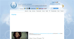 Desktop Screenshot of ownyourpower.biz